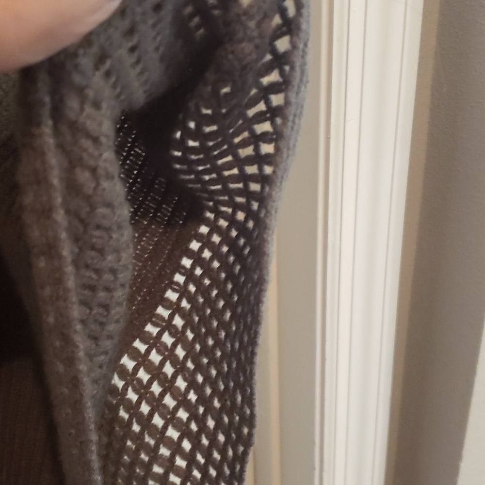 Max Studio grey poncho one size - Picture 5 of 7